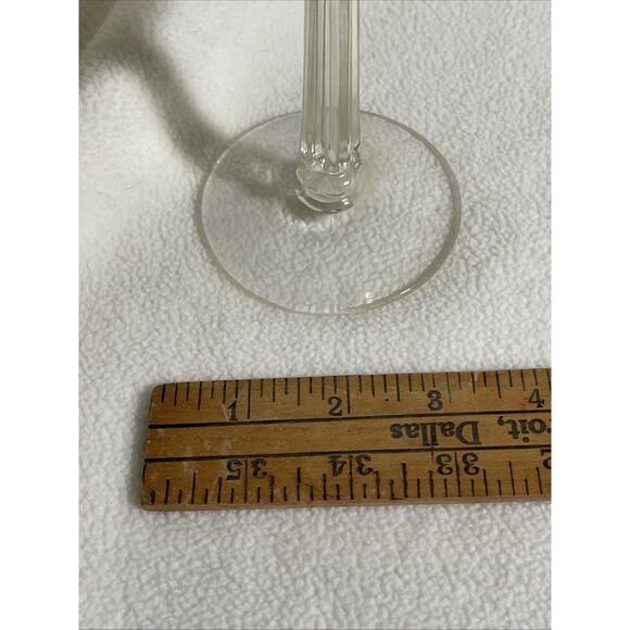 Set of 2 Libbey Glass Company Silver Leaf Frosted Champagne Coupe Glasses - Picture 5 of 5